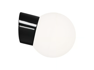 CLASSIC GLOBE - Matt opal glass and porcelain wall lamp _ Ifö Electric